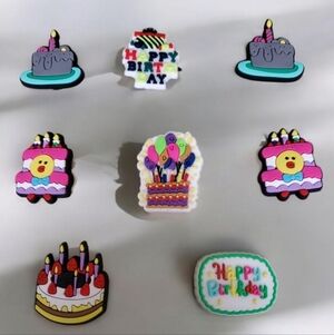 Birthday Croc Charms